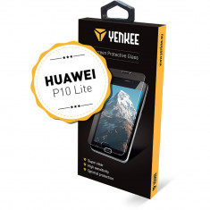 Yenkee, Tempered Glass, Folie protectie sticla securizata Huawei P10 Lite, transparenta foto