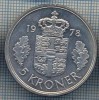 AX 1444 MONEDA- DANEMARKA - 5 KRONER -ANUL 1978 -STAREA CARE SE VEDE, Europa