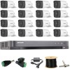 Sistem Supraveghere profesional Hikvision 16 Camere 5MP Turbo HD IR 40m SafetyGuard Surveillance