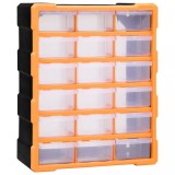 Organizator cu 18 sertare medii, 38x16x47 cm GartenMobel Dekor