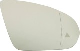Geam oglinda Mercedes Clasa A W177 06.2018-, Clasa Cla C118 03.2019-, dreapta, incalzire; sticla asferica; sticla crom; cu functie asistenta laterala
