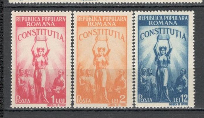 Romania.1948 Constitutia YR.134