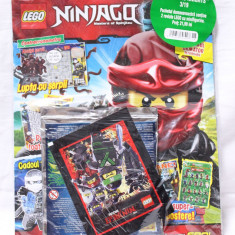 Revista LEGO Ninjago Master Of Spinjitzu Nr. 6 figurina si cartonas - sigilata