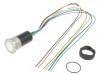 Comutator Capacitiv SCHURTER SPST cu LED, IP67, &Oslash;16mm, Model 3-101-394, Verde/Rosu