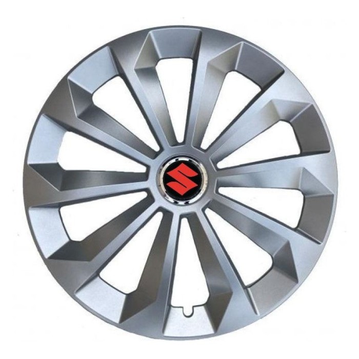 Set 4 Capace Roti 15 inchi (R15) Fame Gri, Compatibile Cu Suzuki