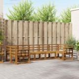 vidaXL Set de canapele de exterior 7 pcs natural Lemn Solid de Acacia 3366927