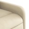 Fotoliu rabatabil electric, crem, material textil - 11