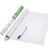 Tabla de scris tip autocolant alb pentru perete si marker inclus, Oem