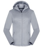 Jachetă din softshell pentru femei, impermeabilă, respirabilă, cu fleece și glugă &ndash; Silver S
