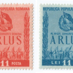 |Romania, LP 274/1950, Al III-lea Congres General ARLUS, MNH