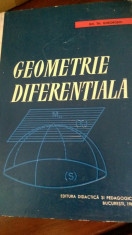 LXXC3 Geometrie diferentiala - GH.TH.Gheorghiu 1964 foto