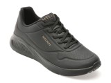 Cumpara ieftin Pantofi sport SKECHERS negri, UNO LITE, din piele ecologica