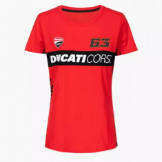 Francesco Bagnaia tricou de dama DUCATI 63 - L