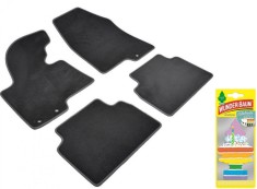 Covorase auto din mocheta Umbrella pentru Hyundai Ix35 (2009-2015) , Sisteme fixare inele metalice 12mm + Odorizant Auto Bradut Wunder-baum Celebrate