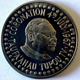 TONGA 20 SENITI 1967 PROOF,, (CORONATION TAUFA&#039;AHAU TUPOU IV.),KM#13, Australia si Oceania, Cupru-Nichel
