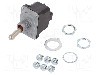 Intrerupator basculant, 2 pozitii, mod comutare (OFF)-ON, DPST, HONEYWELL - 2NT1-4 foto