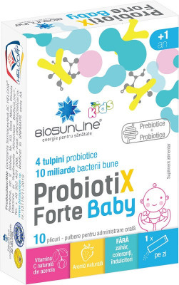 PROBIOTIX FORTE BABY 10PLICURI foto