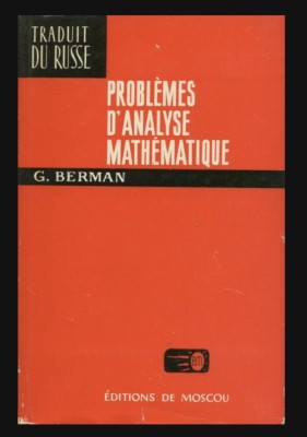Problemes d&amp;#039;analyse mathematique / G. Berman foto