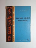 Desen tehnic industrial pentru muncitori &ndash; Aut. Ing. Anton Mazilu, Ed. Tehnică, 1962, Carti desen tehnic