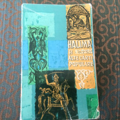 Halima si alte carti populare nuvele basme editura pentru Literatura 1963 RPR