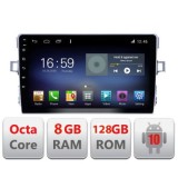 Navigatie Toyota Verso 2011-2016 F-133 Octa Core cu Android Radio Bluetooth Internet GPS WIFI DSP 8+128GB 4G CarStore Technology