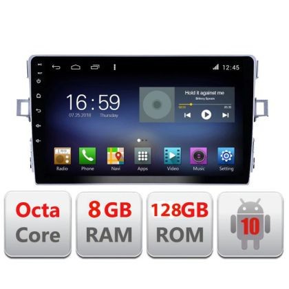 Navigatie Toyota Verso 2011-2016 F-133 Octa Core cu Android Radio Bluetooth Internet GPS WIFI DSP 8+128GB 4G CarStore Technology