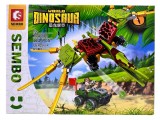 Set constructie Sembo dinozaur pterosaur robot world dinosaur 205030 123 piese