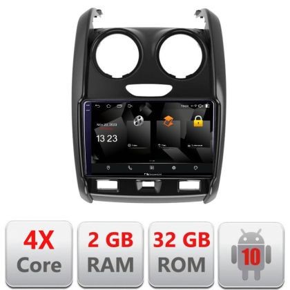Navigatie Dacia Duster 2012-2019 5230-157 Android Ecran 720P Quad Core 2+32 carplay android auto CarStore Technology