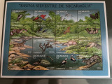 Nicaragua - Serie timbre pasari, fauna nestampilate MNH, Nestampilat
