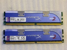 Memorie RAM desktop Kingston HyperX 4GB (2x2GB) DDR2 1066MHz KHX8500D2K2/4G foto