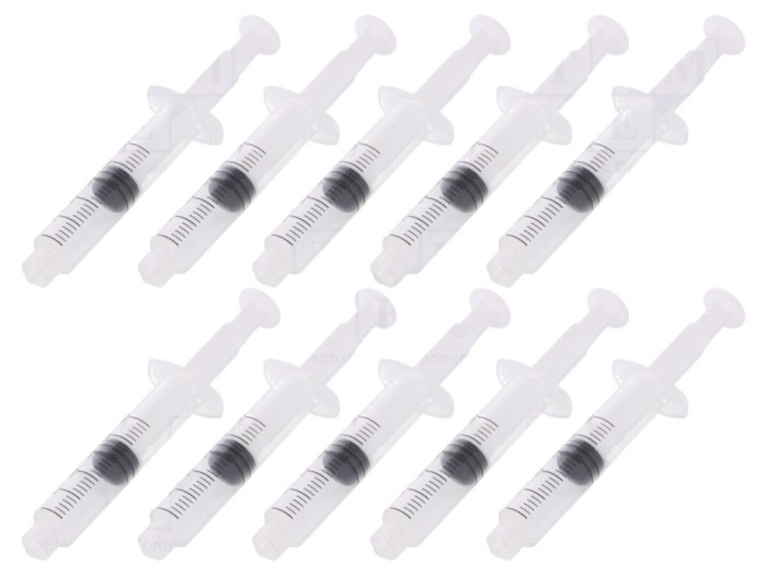 Seringi 5ml Luer Lock transparente
