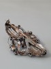 Brosa Biedermeier Aur 19K Cu Argint, Perla Si Diamant REDUCERE de sarbatori
