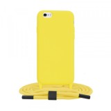 Husa pentru Apple iPhone 6 / 6s, Techsuit, Crossbody Lanyard, Galbena