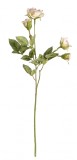 Cumpara ieftin Trandafir artificial 4 flori roz pudrat 39h