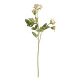Trandafir artificial 4 flori roz pudrat 39h Elegant DecoLux