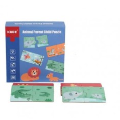 Set puzzle asociere, Mama si Puiul - Kabi