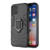 Husa telefon Plastic iPhone 12 Mini 5.4 antishock Rugged Sergeant Armor Ring black