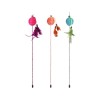 JUCARIE PENTRU PISICI FLAMINGO UNDITA CU MINGE SI CLOPOTEL 42CM