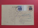1918 - CARTE POSTALA - OCUPATIA GERMANA IN ROMANIA - STAMPILA PITESTI