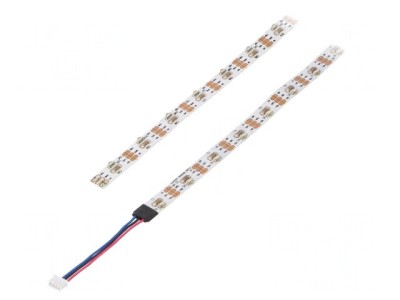 Bandă LED RGB 5V 60 diode 504x6mm 5m foto
