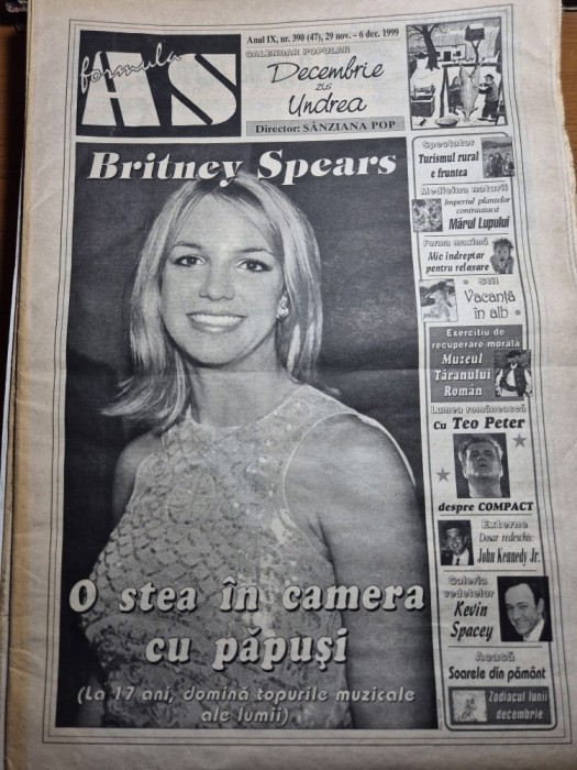 ziarul formula as 29 noiembrie -6 decembrie 1999 - teo peter formatia compact,britney spears