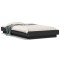 vidaXL Cadru de pat cu lumini LED, negru, 90x190 cm, lemn prelucrat 3281148