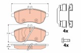 TRW GDB2056 set placute frana,frana disc