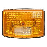 Lampa semnalizare frontala alb-galben 120x85 mm pentru New Holland, Fiat si UTB U-445