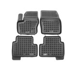 Set covorase auto din cauciuc FORD KUGA, 01.2013-01.2020, presuri tip tavita, negru, Rapid