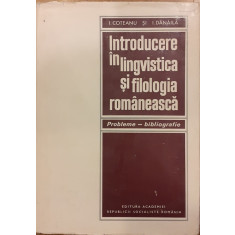 Introducere in lingvistica si filologia romaneasca Probleme, bibliografie