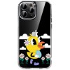 Husa personalizata apple iphone 14 pro, happy duck