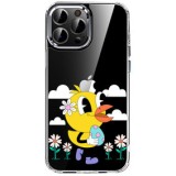 Husa personalizata apple iphone 14 pro, happy duck