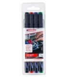 Marker Edding 8407 pentru cabluri varf 0. 3 mm 4 bucati/set, rezistent, marcare extrafina, cerneala permanenta