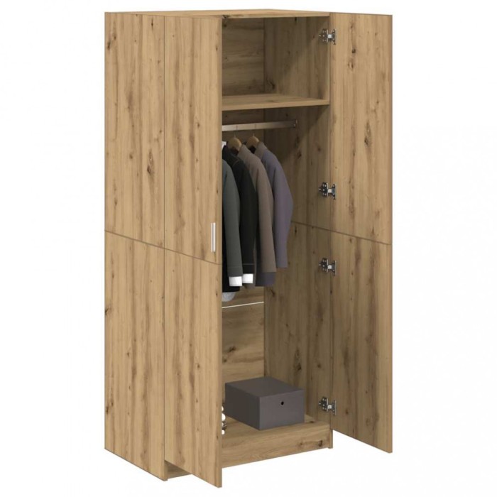 Gossi sifonier, stejar artizanal, 80x52x180 cm, lemn prelucrat